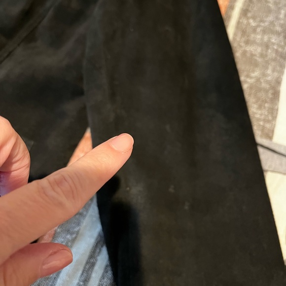 Chico’s women’s L(12) black suede jacket - Picture 11 of 16